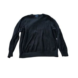 Croft & Barrow Women's Black Crew Neck Sweater